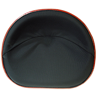 UT5386   Pan Seat With Lock Rod on Bottom (Black Canvas)